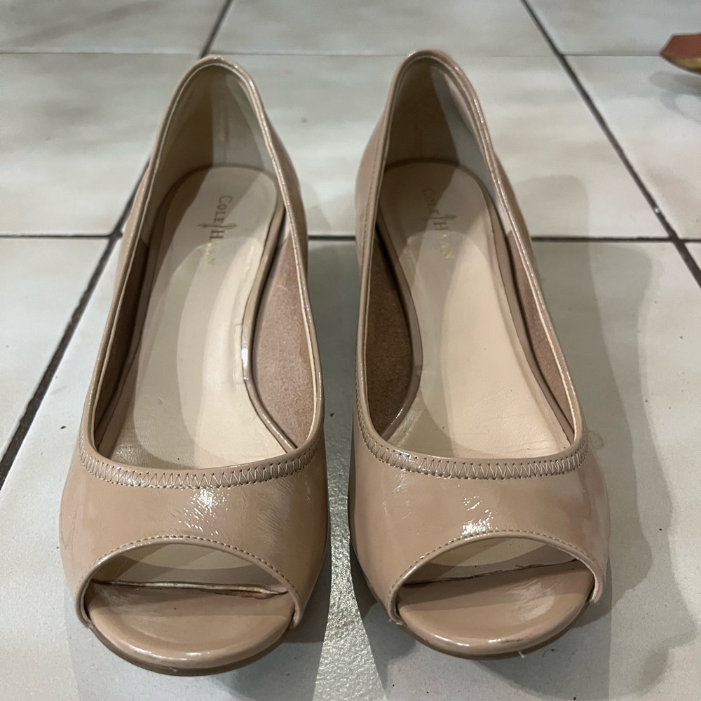 Cole Haan 7.5 size designer wedges. Comfortable